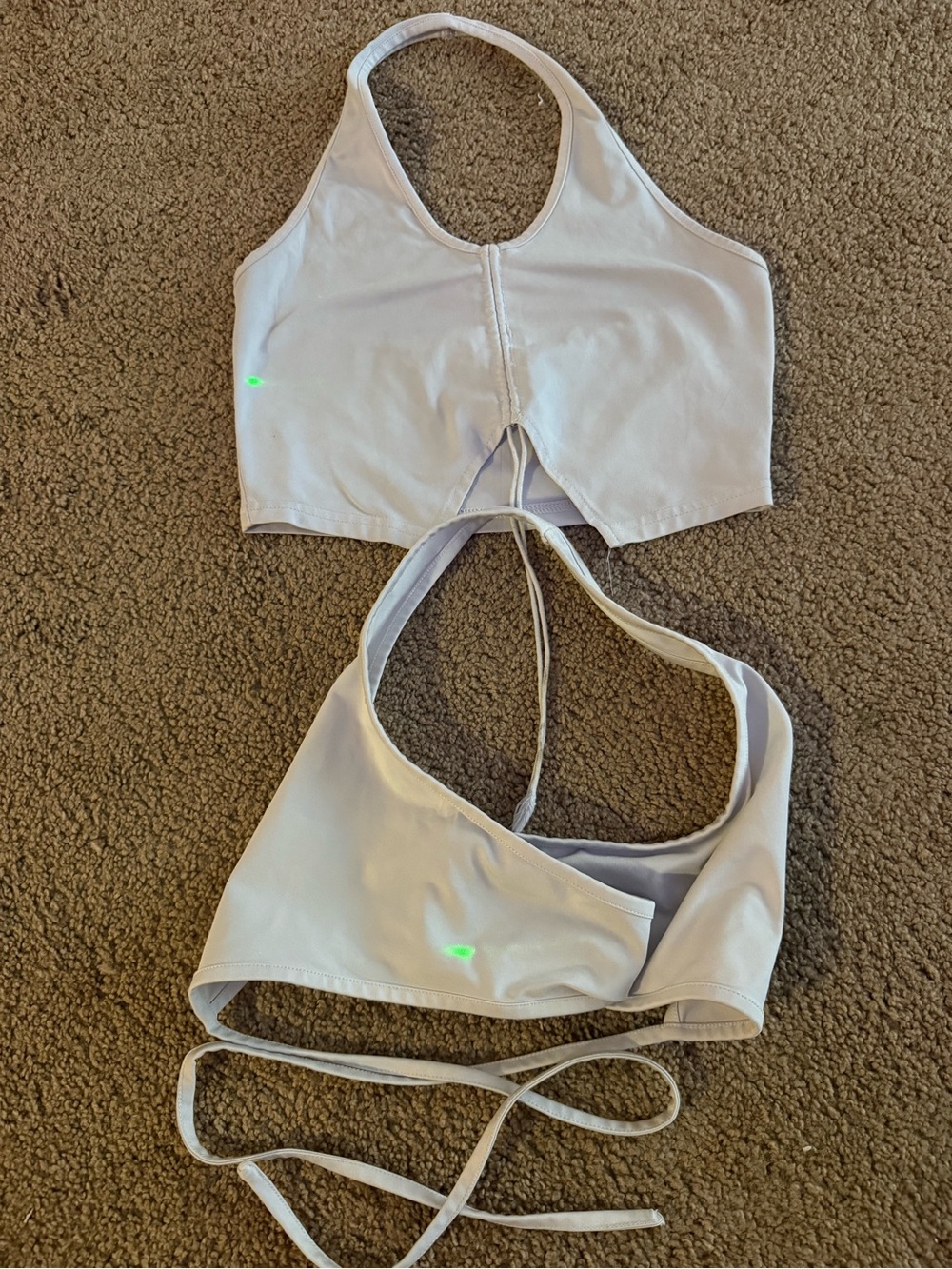 Women's Crop Top Bralette - Cream